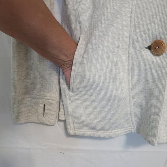 Tentree Ivy Hooded Waffle Knit Longsleeve Cardigan  Size L - Picture 8 of 13